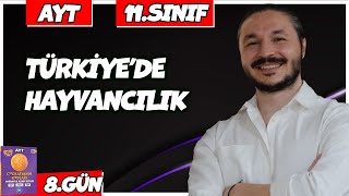 🌍 TÜRKİYEDE HAYVANCILIK KONU ANLATIMI 2025 🔴27 Günde AYT Coğrafya  8 🟡11sınıf coğrafya  8 [upl. by Ahseuqram418]