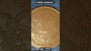 20 centavos año quot1973quot quot reverso y anversoquot aguila delgada [upl. by Hsu]