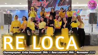 RE LOCA  Line Dance  Citimall Class [upl. by Grefer353]