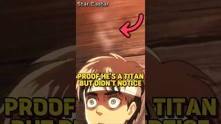 Hints Eren Was A Titan But Didnt Notice [upl. by Arjan]