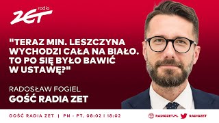 Radosław Fogiel quotTeraz min Leszczyna wychodzi cała na biało To po się było bawić w ustawęquot [upl. by Wj391]