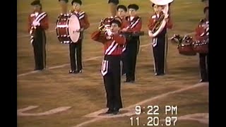 New Smyrna Beach High School Band 1987 [upl. by Vardon]