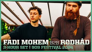 FADI MOHEM B2B RØDHÅD 3HR SET at 909 FESTIVAL 2024  AMSTERDAM [upl. by Akemed13]