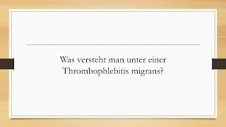 Thrombophlebitis [upl. by Bissell]