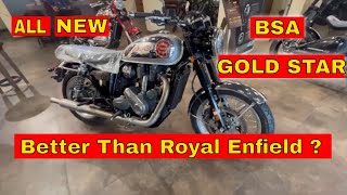 BSA Gold Star first review amp all detailed features in hindi review bsa 650cc price jawayezdi [upl. by Barny418]