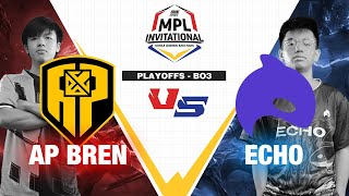 ECHO vs AP BREN  Game 2  ONE Esports MPL Invitational 2023 Day 4  Playoffs [upl. by Bord394]