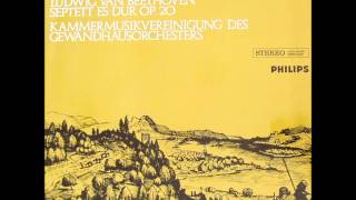 Beethoven Septet in Eflat major op 20 Soloists of the Gewandhaus Orchestra Leipzig [upl. by Suired]