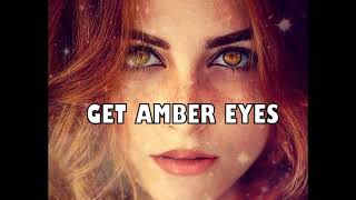 Amber Eye Subliminal Most Powerful [upl. by Dru]