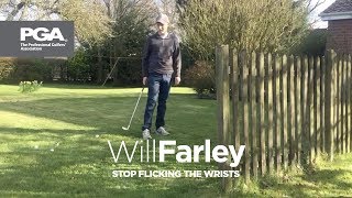 Stop flicking the wrists when chipping [upl. by Manfred534]