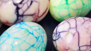 Stained glass eggs for Easter or anytime easter eastereggs easterrecipes [upl. by Orferd]