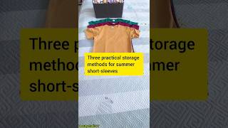 3 GameChanging Clothes Folding Methods shorts [upl. by Lief]