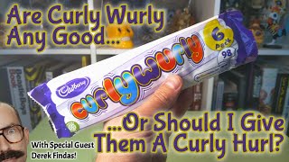 Is It Any Good  Cadbury Curly Wurly Review feat Derek Findas [upl. by Anairt406]