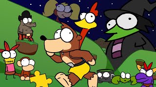 The SUPER OFFICIAL STRATEGY GUIDE to Banjo Kazooie Cartoon  PART 1 [upl. by Elke]