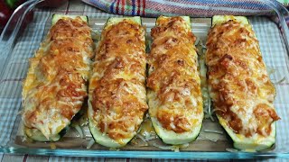 Como hacer ⭐️ CALABACINES RELLENOS DE CARNE ⭐️ y que queden muy jugosos y rico [upl. by Lorn]