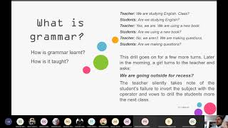 The Nature of Grammar 12 14 English T amp L [upl. by Annette]