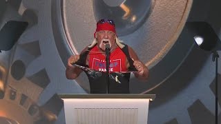 Trumpamania Hulk Hogan gives uplifting speech at RNC [upl. by Drarej523]