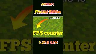 FPS counter MCPE 121 [upl. by Janeta]