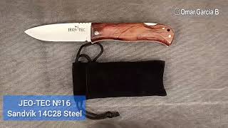 JEOTEC N°16 Bushcraft folding Knife [upl. by Lraed]