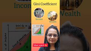 What is Gini Coefficient  Gini Coefficient Formula shorts economics [upl. by Sigismondo]