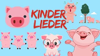 🐷 Hüpf Hüpf Schweinchen – Lustiges Tanzlied für Kinder – Kinderlieder und Spaß 🎶 [upl. by Sahpec]