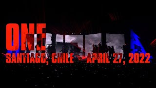 Metallica One Santiago Chile  April 27 2022 [upl. by Asiled402]