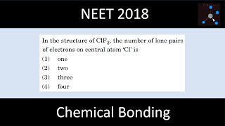 In the structure of ClF3 the number of lone pairs of electrons on central atom ‘Cl’ is [upl. by Eelan354]