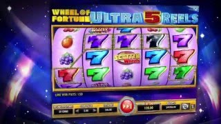 Wheel of Fortune Ultra 5 Reels Slot Game at DoubleDown Casino [upl. by Reedy]