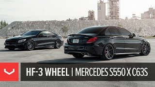 Vossen Hybrid Forged HF3 Wheel  MercedesBenz C63s and S550 Coupe [upl. by Bohun]