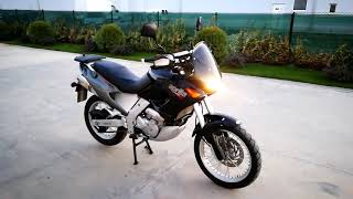 Aprilia Pegaso 650 Cube 1999 Leo Vince SBK exhaust [upl. by Shirlene]