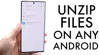 How To Unzip Files On Android 2022 [upl. by Eniaj231]