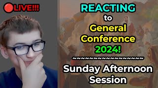 🔴 LDS Youth REACTS to Sunday Afternoon Session  October 2024 General Conference [upl. by Lange]