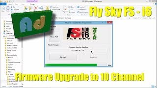 RC Plane  Fly Sky FSi6  Upgrade 10 Channel Firmware [upl. by Lorolla562]