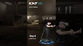 🔥Burn 2500 calories in a week with KAT VR kat challenge fitness vrgames vrtreadmill [upl. by Tatianna]