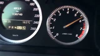 Mercedes w204 c280 4 matic acceleration [upl. by Ahsinev]