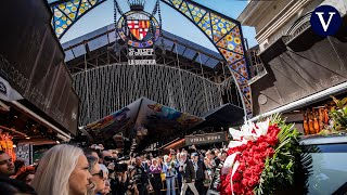 La Boqueria rinde homenaje a Juanito del Bar Pinotxo [upl. by Doehne]