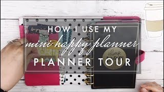 Mini Happy Planner Walk Through amp Set Up  How I use my Mini Happy Planner [upl. by Vittoria216]