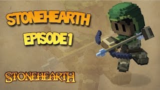 Stonehearth fr  Bien debuter sur Stonehearth  Episode 1 [upl. by Aryek]