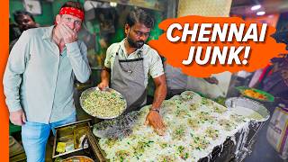 Chennai Street Food Marathon South India SMASHES North India [upl. by Ellevart]