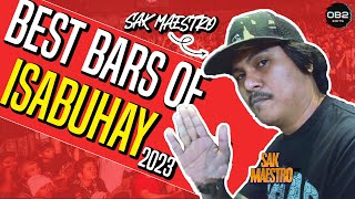 Best Bars of ISABUHAY 2023  ROUND 1  FlipTop  Sak Maestro  Poison13  Zaito  Subtitles [upl. by Nyladgam]