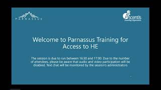 Parnassus Training for Access to HE [upl. by Nosmas571]