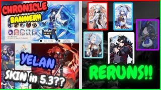 NEW UPDATE Confirmed Yelan Skin 53 to 54 ROADMAP Banner amp CHRONICLE WISH  Genshin Impact [upl. by Charity]