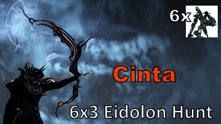 Cinta 6x3 Warframe 18 Eidolons in 1 Night Cycle Unairu Wisp DPS Volt POV Duviri [upl. by Phillip493]