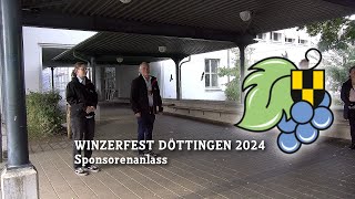 Winzerfest Döttingen 2024  Sponsorenanlass [upl. by Maharva415]