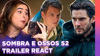 VÃO ADAPTAR O 2º E O 3º LIVRO Sombra e Ossos 2ª Temporada  React  Alice Aquino [upl. by Ailegna]