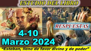 Respuestas ESTUDIO DEL LIBRO de congregacion 410 Marzo 2024 [upl. by Annecorinne862]