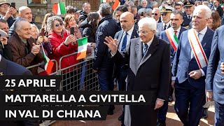 Mattarella a Civitella in Val di Chiana [upl. by Rorrys]