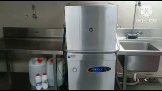 Hood Type Dishwasher Brand washmatic Bartan Dhone ki machine [upl. by Baldwin]