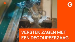 Verstek zagen met een decoupeerzaag [upl. by Ephraim925]