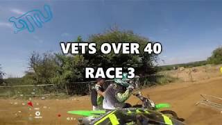 2018 Acerbis Nationals  Rd 5 Culham  VETs Over 40  Race 3 [upl. by Atinram795]