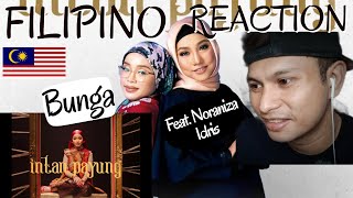 BUNGA Intan Payung feat Noraniza Idris I FILIPINO REACTION [upl. by Annasiul]